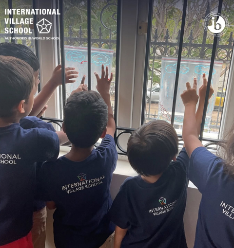 IVS Early Years Best IB School Chennai students drawing.